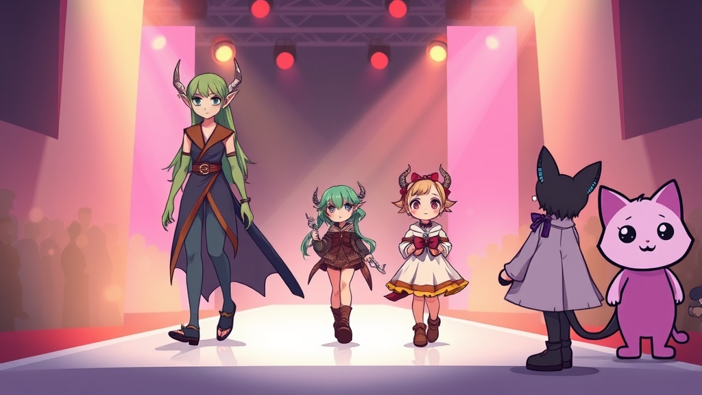 モデルウォーク種族別の反応がSNSで大盛況