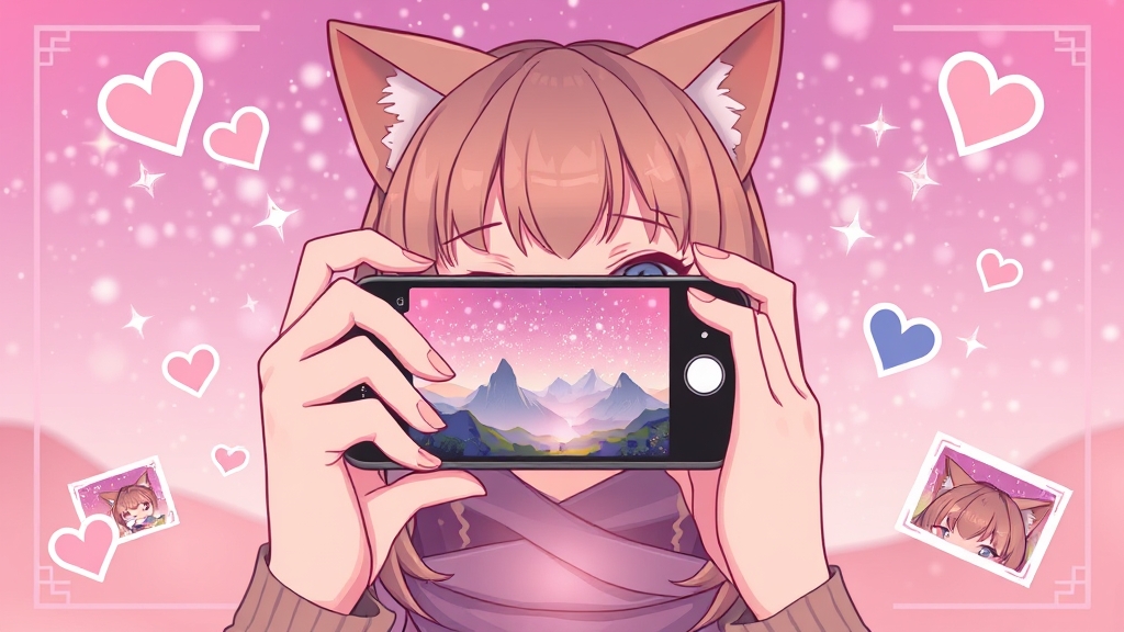 スマホ壁紙にしたい！グルポ縦撮りモードで映えスクショ